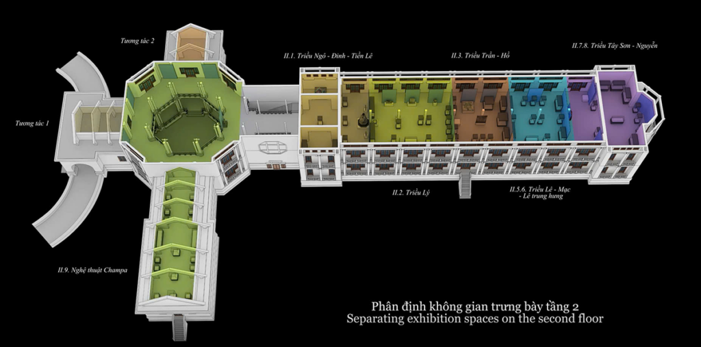 không gian trưng bày tầng 2 1